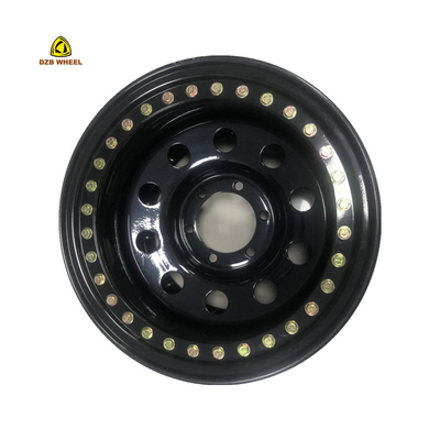 Real Beadlock Guaranteed Customization 4*4 Welding Steel Wheel 15*6 Inch Offroad Beadlock Wheels 4*4 Steel Rims