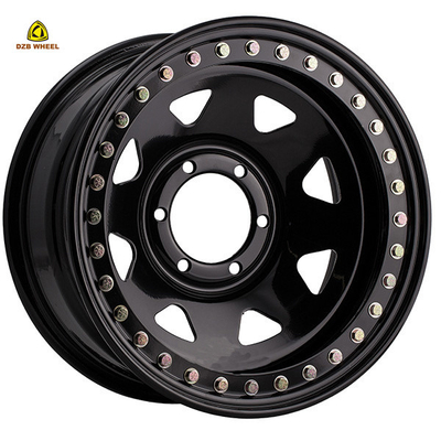 Real Beadlock 15*7 Customization 4*4 Inch Offroad Steel Rims Guaranteed Beadlock Wheel 4*4 Welding Steel Wheel
