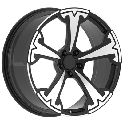 La aleación de aluminio popular de los agujeros de la aduana 4/5/6 de la modificación del automóvil forjó bordes de las ruedas de coche que el coche rueda 22 pulgadas para Audi